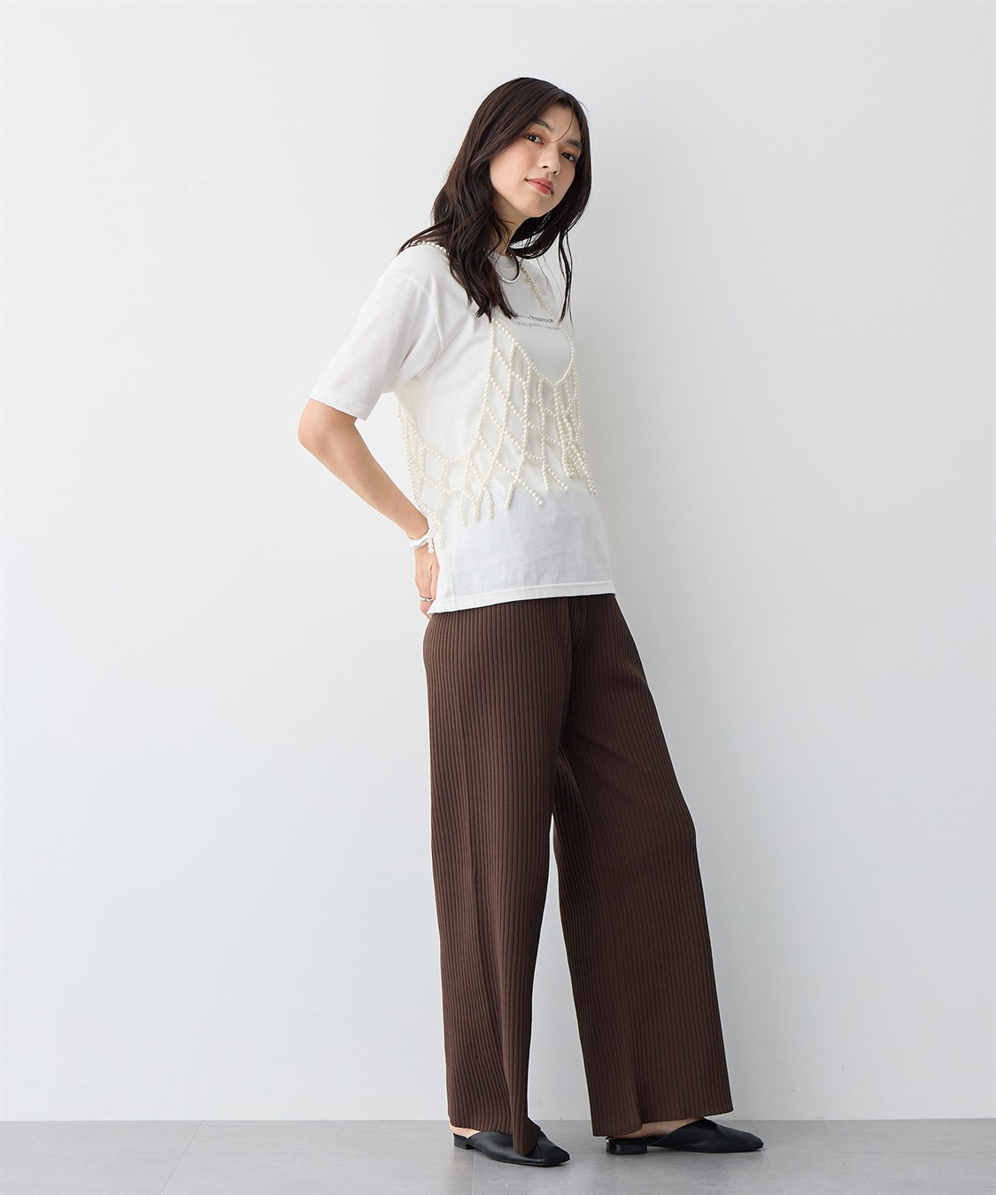 Life Style by cross marche 【anyfee/大きいサイズ】パールビスチェ《新色追加》_sub_18