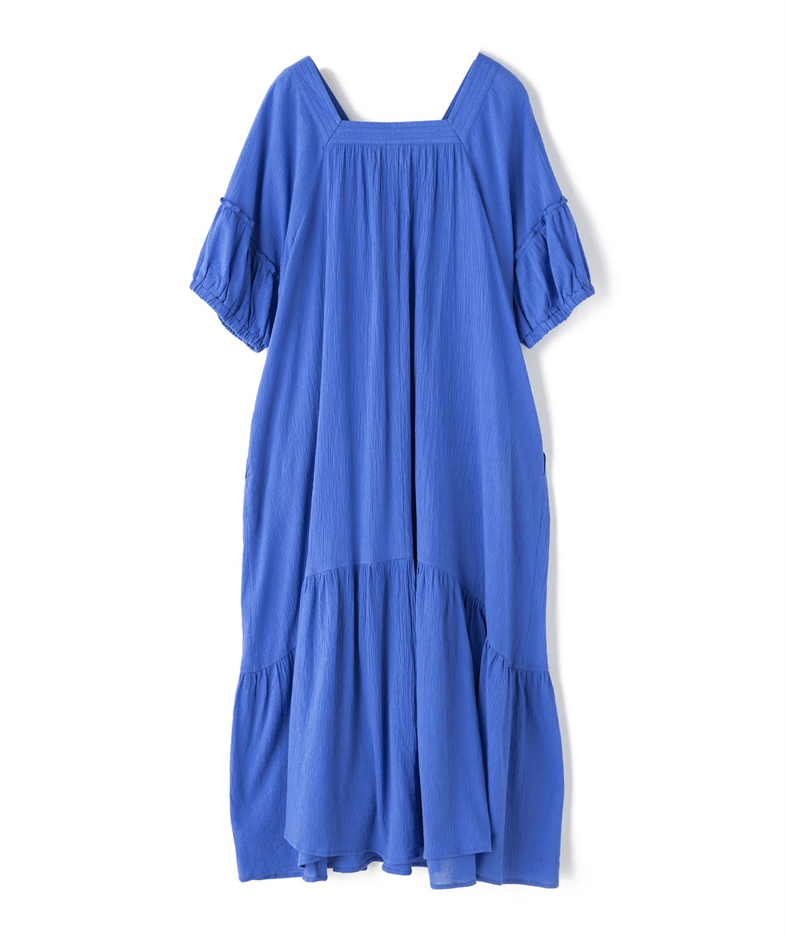 anyfee 【anyfee/プラスサイズ】前後2Wayリンクルコットンティアードワンピース_sub_24