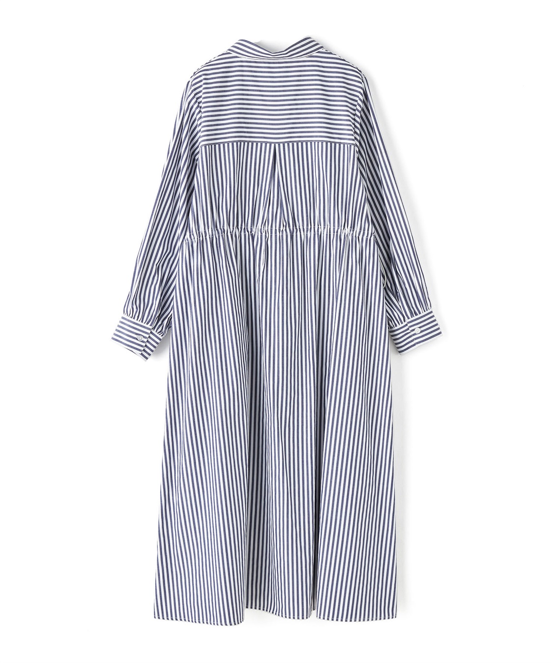 anyfee 【anyfee/プラスサイズ】ストライプ柄ドロストシャツワンピース_sub_21