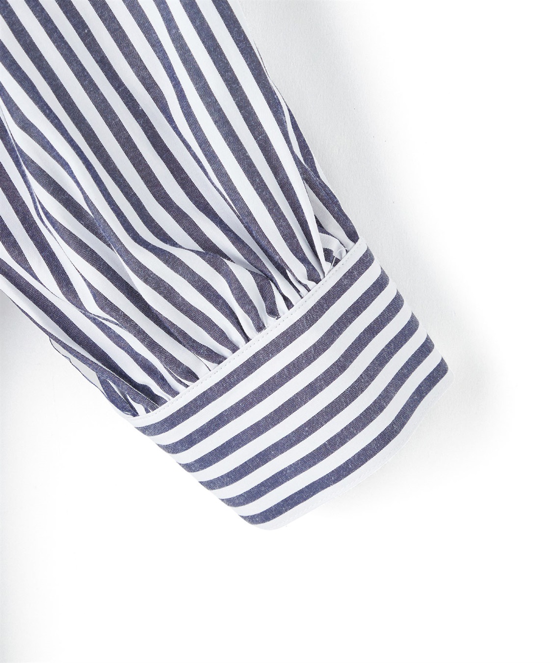 anyfee 【anyfee/プラスサイズ】ストライプ柄ドロストシャツワンピース_sub_23