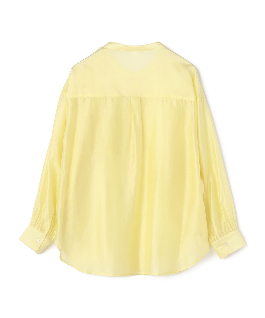 anyfee 【anyfee/プラスサイズ】シアーバンドカラーシャツ_sub_24