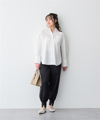 Life Style by cross marche 【anyfee/プラスサイズ】バックシャンツイストシャツ_subthumb_20