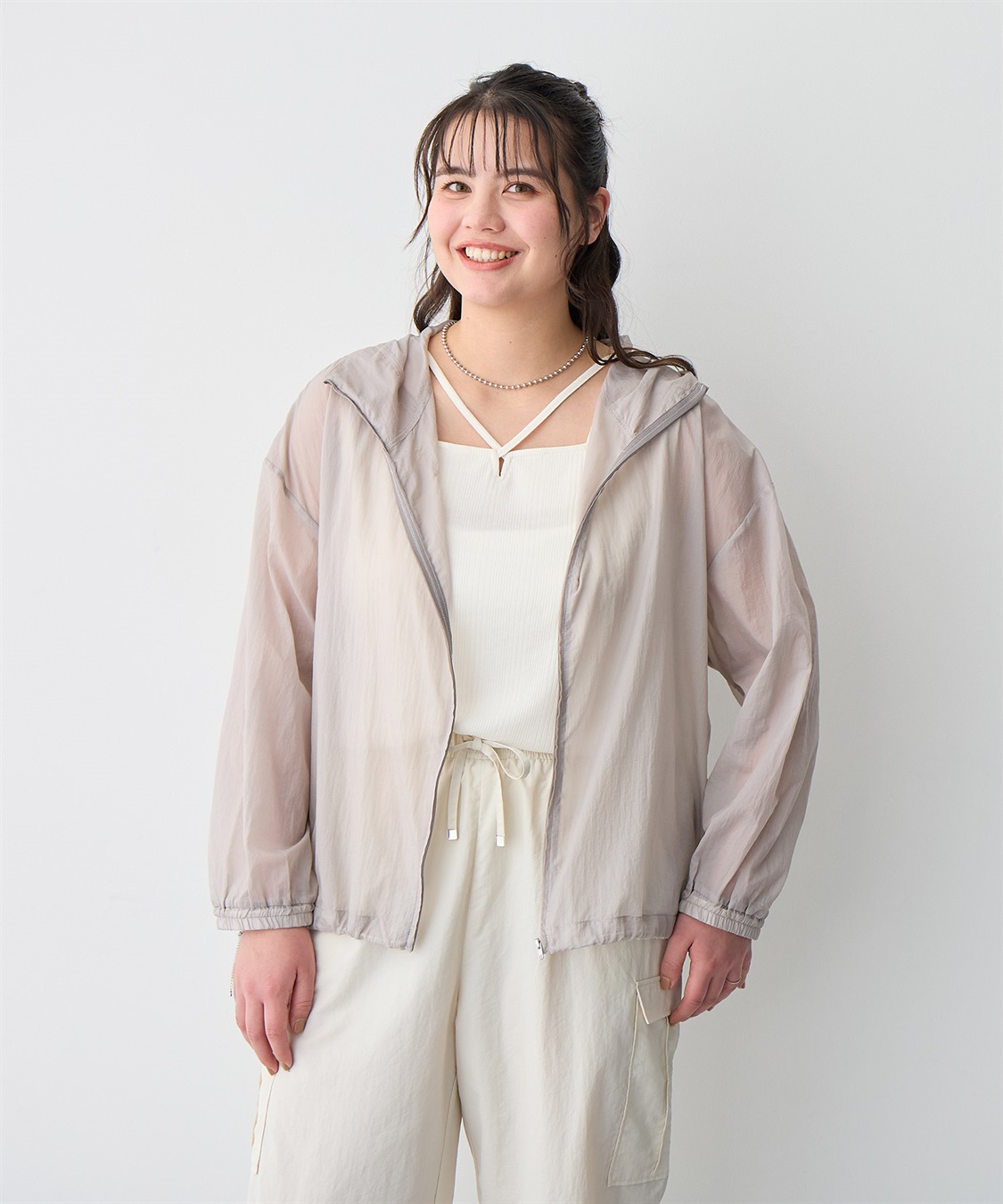 anyfee 【anyfee/プラスサイズ】シアーマウンテンパーカー_sub_12