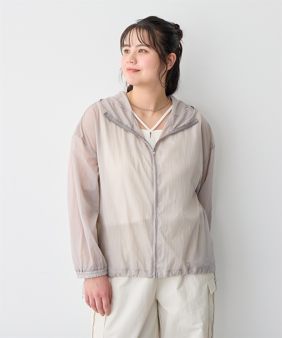 anyfee 【anyfee/プラスサイズ】シアーマウンテンパーカー_sub_13