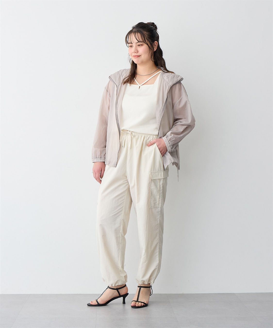 anyfee 【anyfee/プラスサイズ】シアーマウンテンパーカー_sub_14