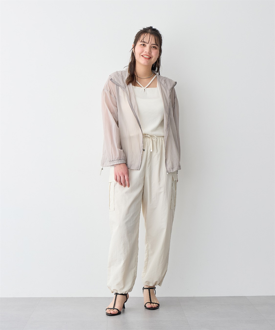 anyfee 【anyfee/プラスサイズ】シアーマウンテンパーカー_sub_15