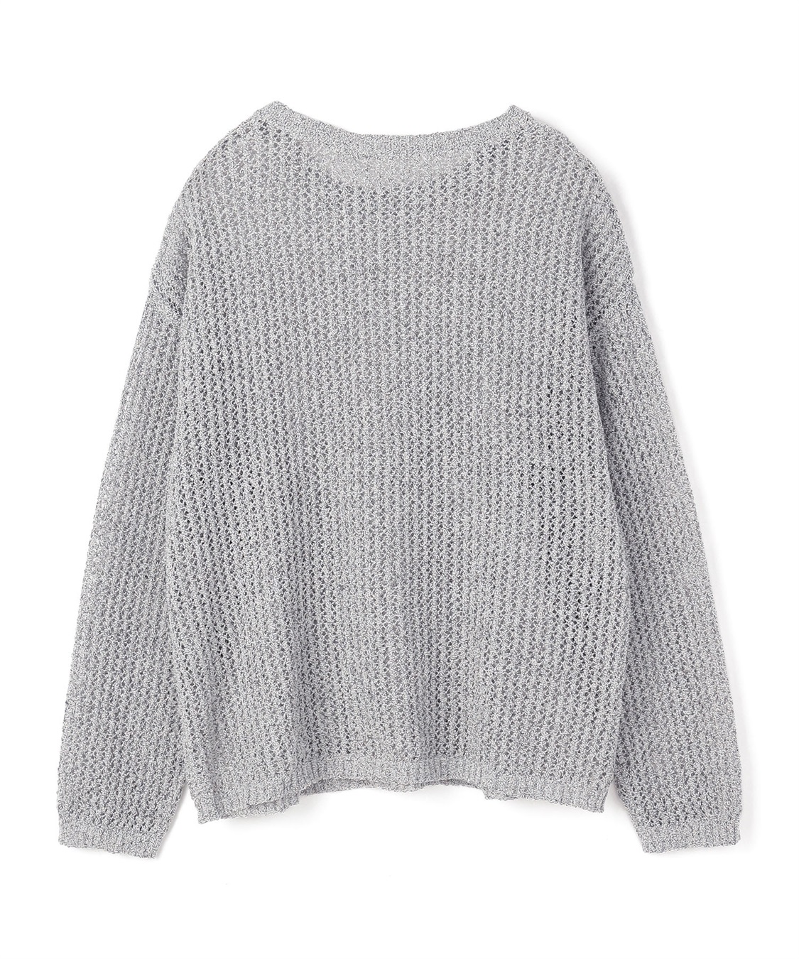 anyfee 【anyfee/プラスサイズ】ブークレヤーン透かし編みルーズニット_sub_25