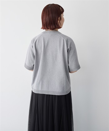 Life Style by cross marche 【anyfee/プラスサイズ】刺繍ロゴ入り半袖ニットトップス_subthumb_20