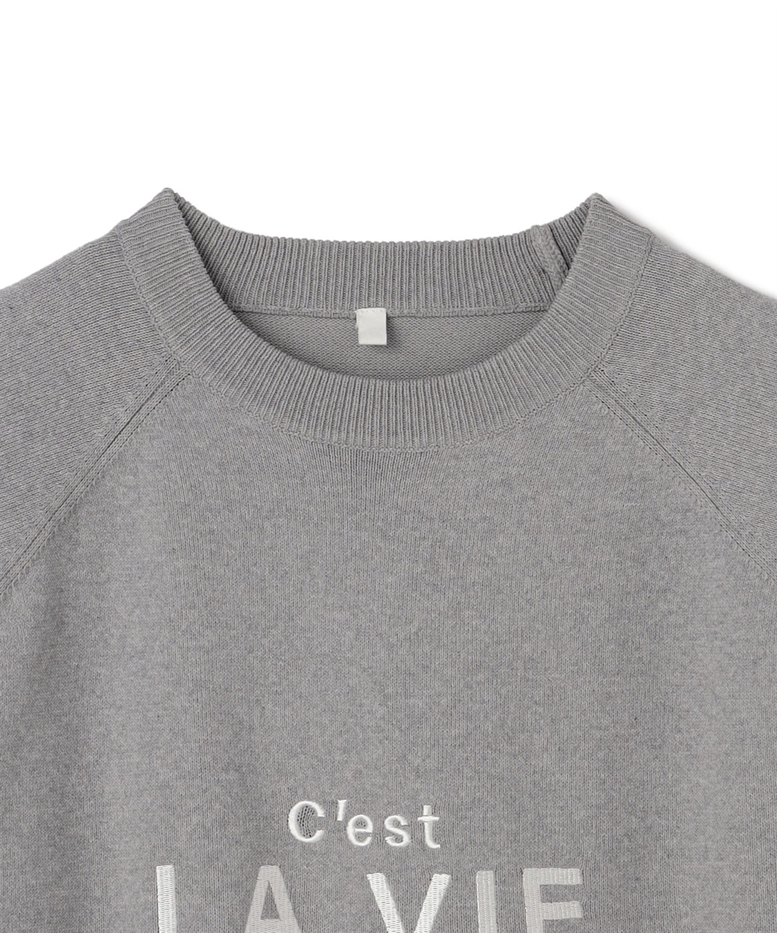 Life Style by cross marche 【anyfee/プラスサイズ】刺繍ロゴ入り半袖ニットトップス_sub_26