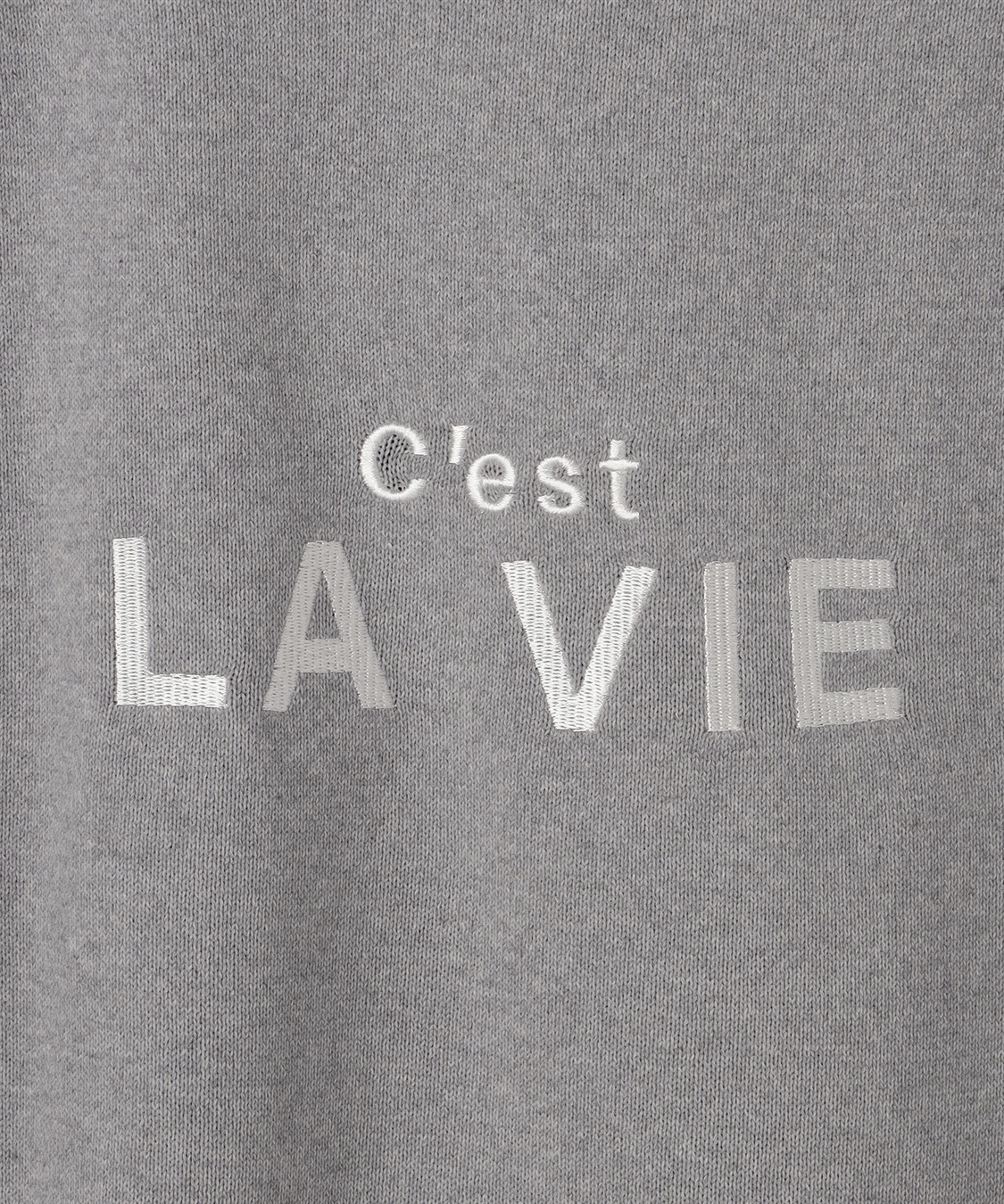 Life Style by cross marche 【anyfee/プラスサイズ】刺繍ロゴ入り半袖ニットトップス_sub_29