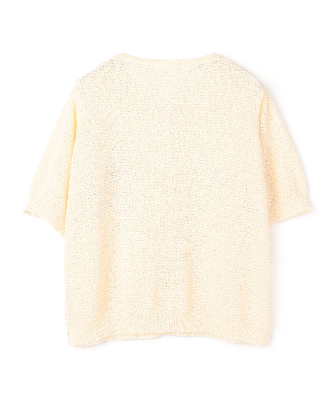 Life Style by cross marche 【anyfee/プラスサイズ】ブークレヤーン半袖サマーニットカーディガン_sub_25