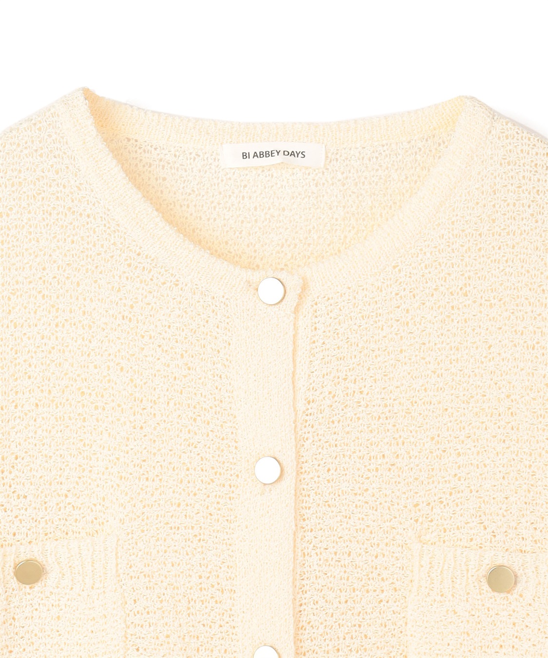 Life Style by cross marche 【anyfee/プラスサイズ】ブークレヤーン半袖サマーニットカーディガン_sub_26