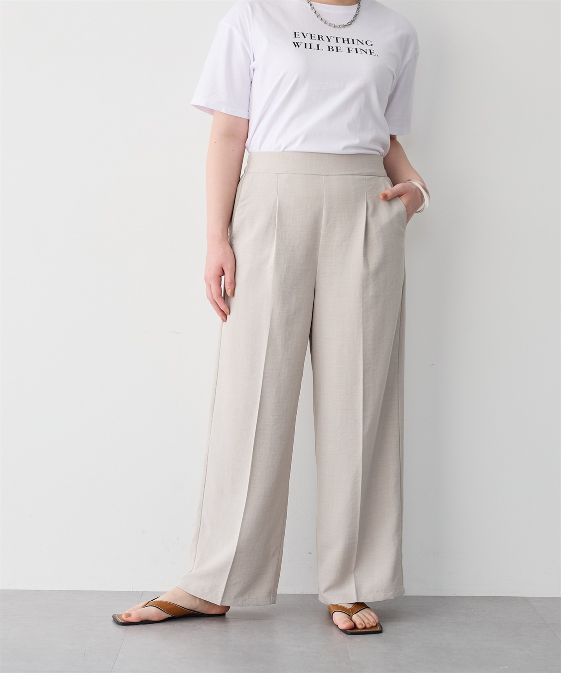 enfold リネンライク サスペンダー ワイドパンツ ENFOLD(エンフォルド)のリネンライクシリーズが待望の入荷！