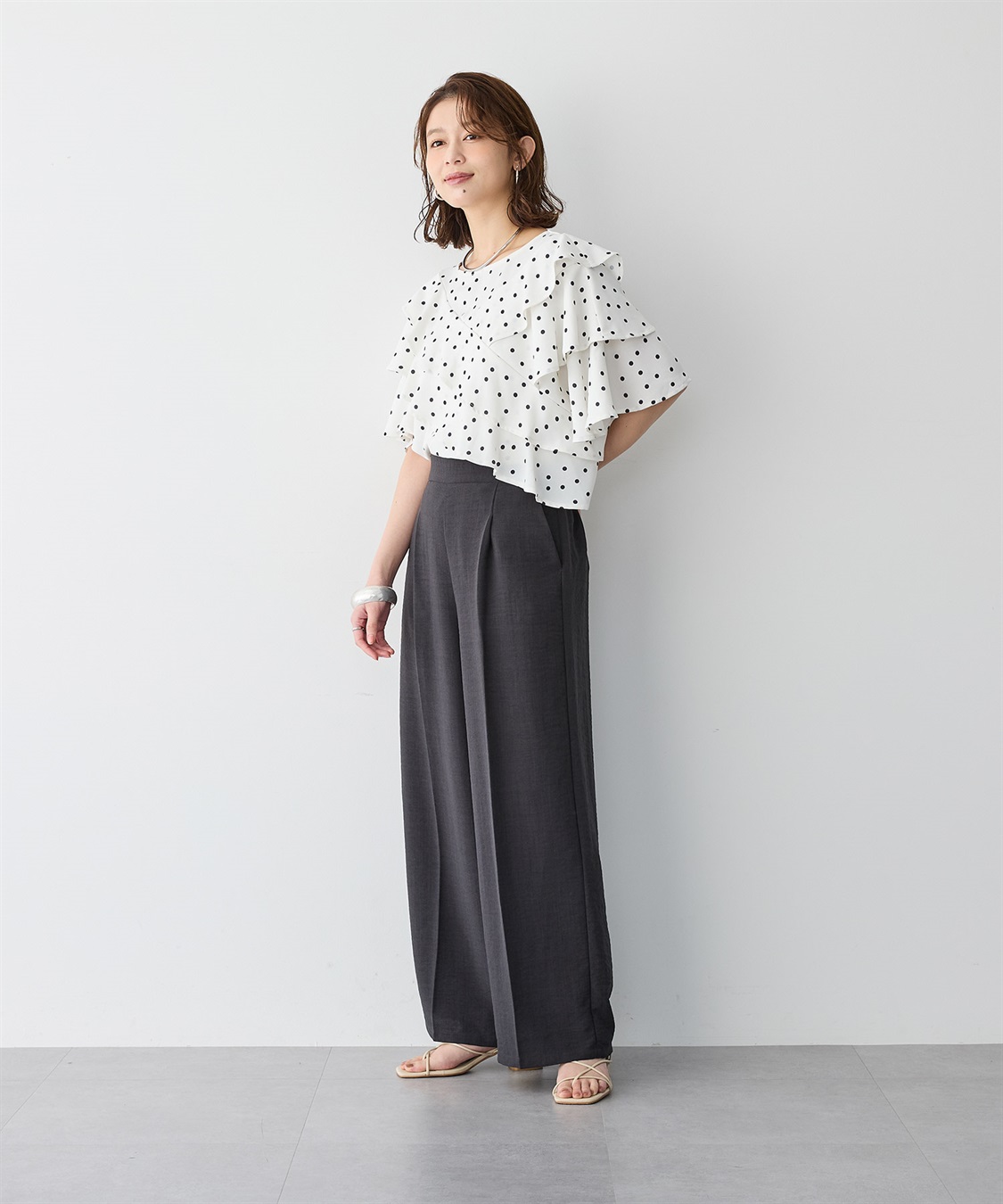 anyfee 【anyfee/プラスサイズ】リネン調ワイドパンツ《セットアップ対応/上下別売り》■リネンライクシリーズ■_sub_18