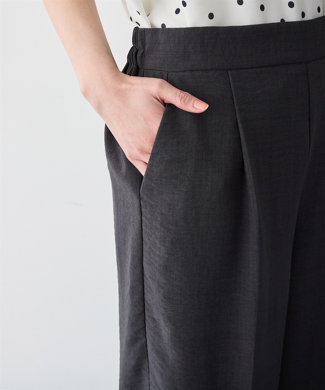 anyfee 【anyfee/プラスサイズ】リネン調ワイドパンツ《セットアップ対応/上下別売り》■リネンライクシリーズ■_sub_20