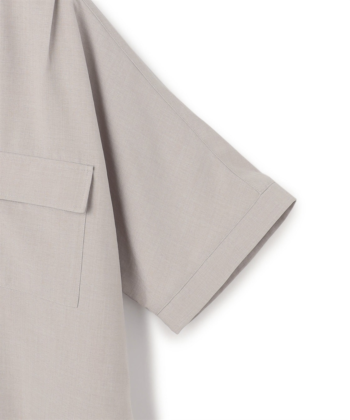 anyfee 【anyfee/プラスサイズ】リネン調すっきりドルマンスリーブサファリシャツ《セットアップ対応/上下別売り》■リネンライクシリーズ■_sub_27