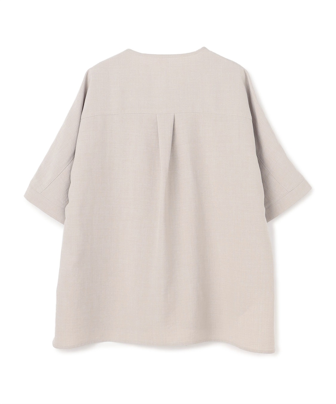 anyfee 【anyfee/プラスサイズ】リネン調すっきりドルマンスリーブサファリシャツ《セットアップ対応/上下別売り》■リネンライクシリーズ■_sub_29