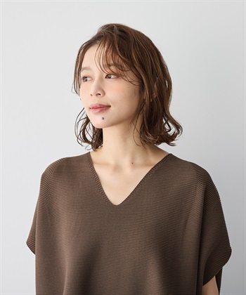 Life Style by cross marche 【anyfee/プラスサイズ】深Vネックコクーンニット_subthumb_12