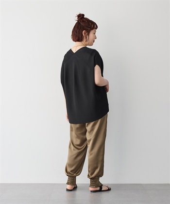 Life Style by cross marche 【anyfee/プラスサイズ】深Vネックコクーンニット_subthumb_20