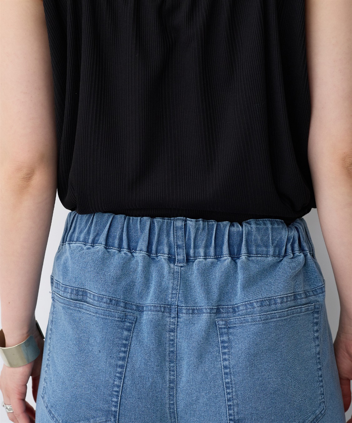 anyfee 【anyfee/プラスサイズ】美脚シルエットストレートデニムパンツ_sub_19