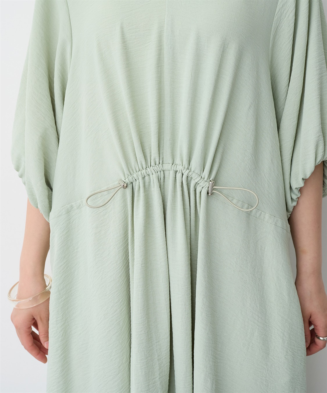 anyfee 【anyfee/プラスサイズ】エアリーシーウエストドロストギャザーワンピース_sub_11