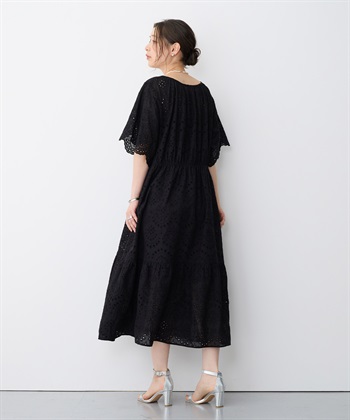 Life Style by cross marche 【anyfee/プラスサイズ】パンチングレースワンピース_subthumb_20