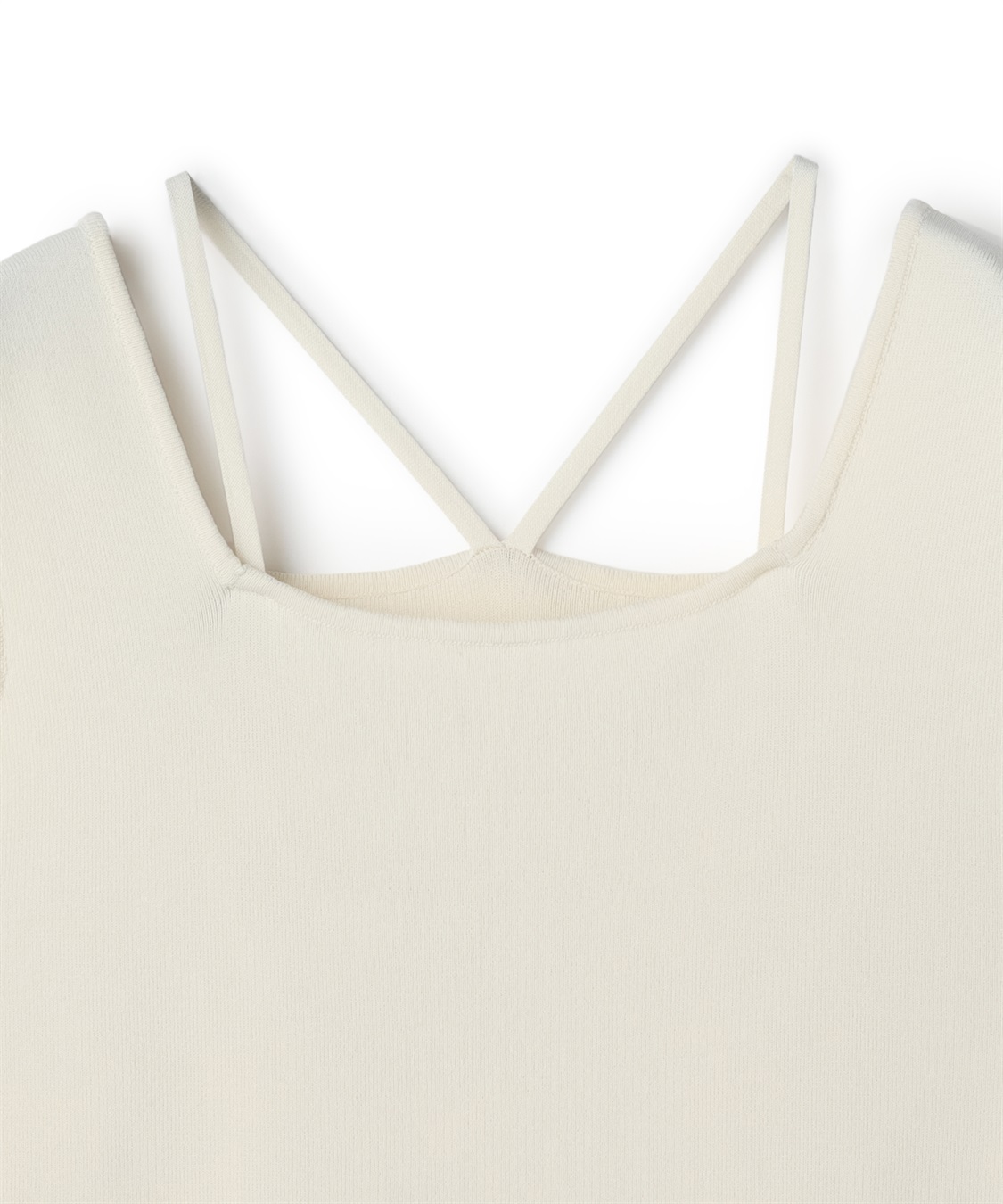 anyfee 【anyfee/プラスサイズ】スクエアネックデザインストリングニットタンクトップ（接触冷感）_sub_26