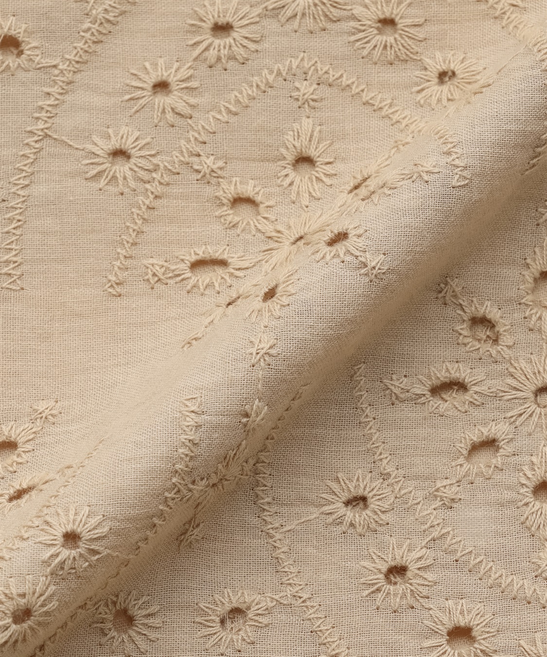 anyfee 【anyfee/プラスサイズ】パンチングレースフレアブラウス_sub_29