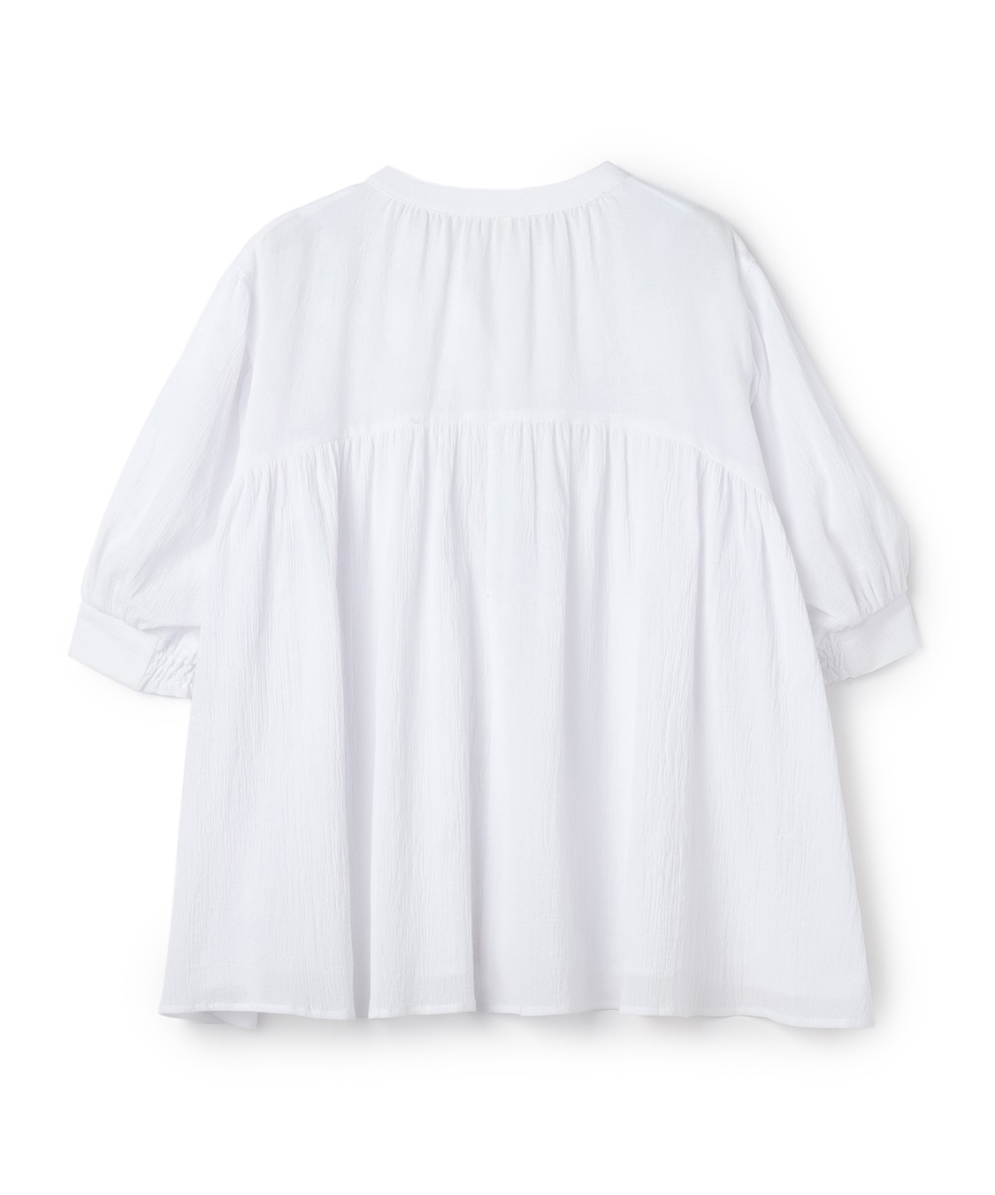 anyfee 【anyfee/プラスサイズ】リンクルギャザーフレアブラウス_sub_25