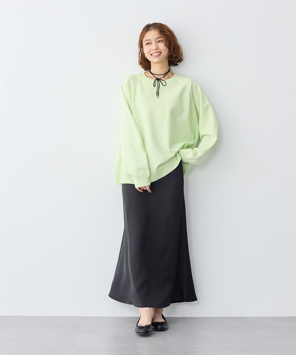 anyfee 【anyfee/大きいサイズ】スウェットライクニットプルオーバー_sub_9