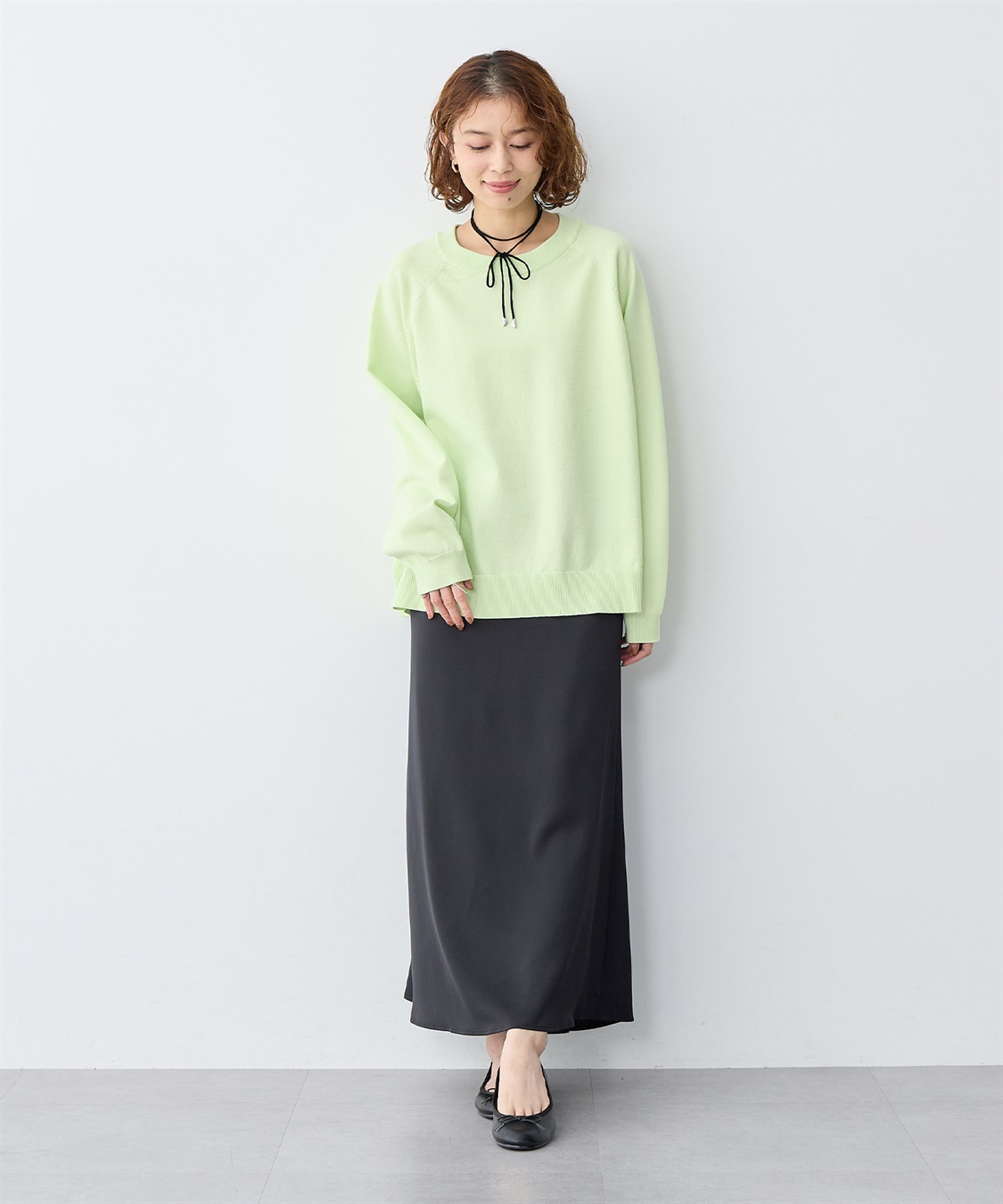 anyfee 【anyfee/大きいサイズ】スウェットライクニットプルオーバー_sub_10