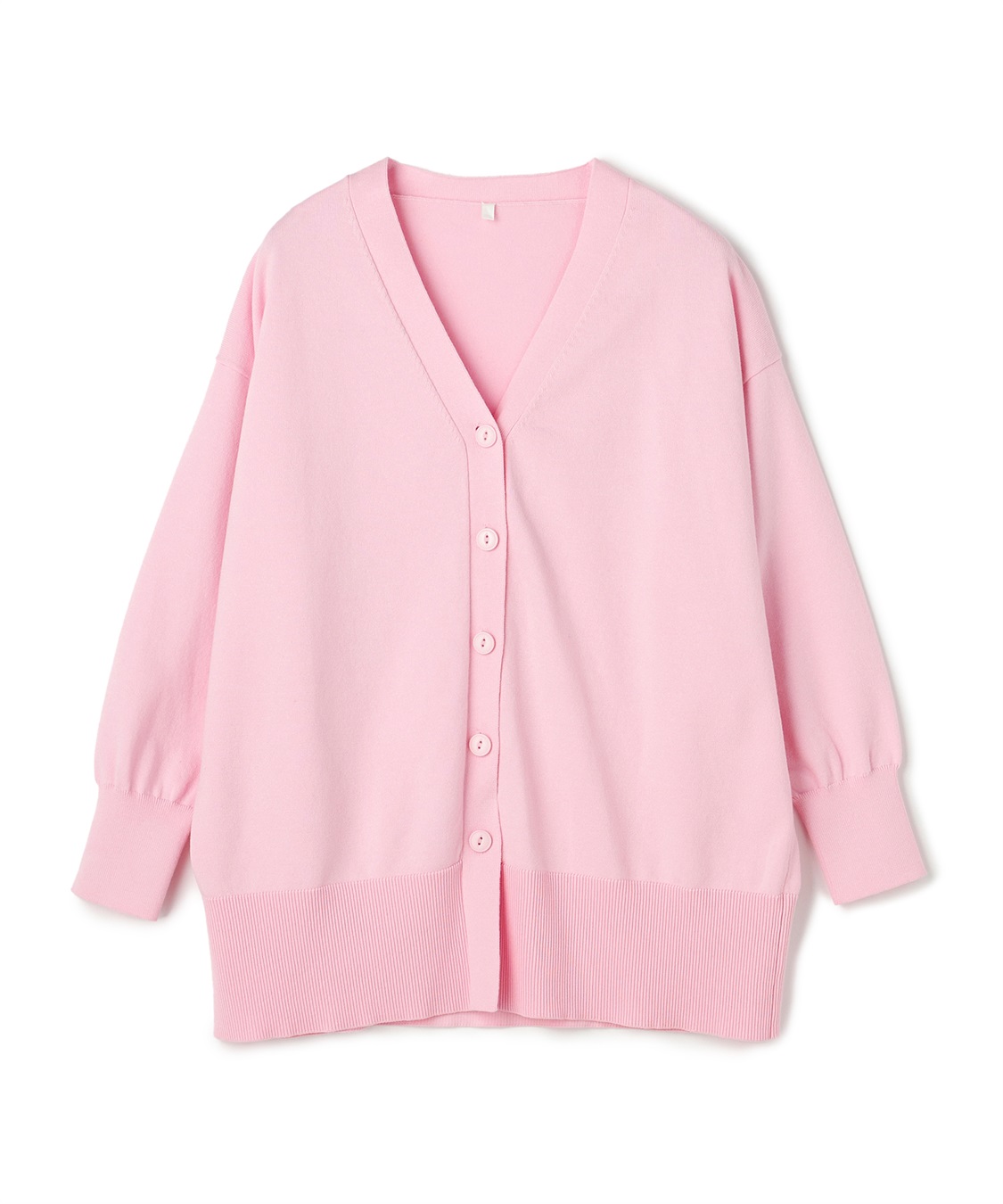 anyfee 【anyfee/大きいサイズ】スウェットライクVネックニットカーディガン_sub_24