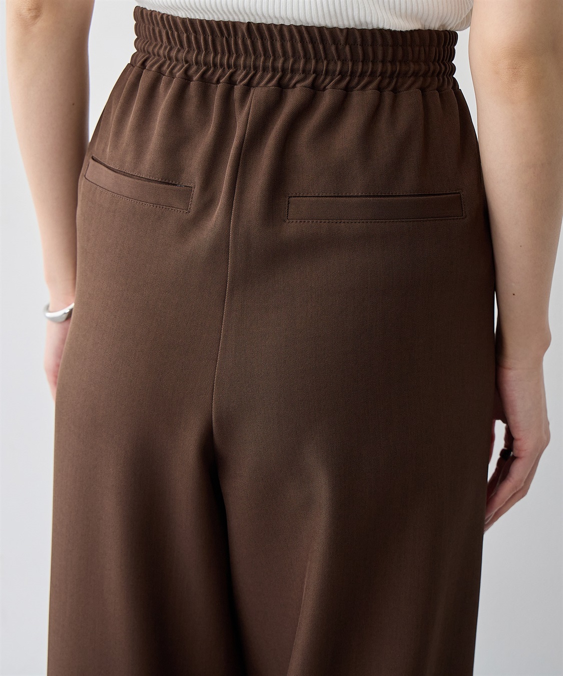 anyfee 【anyfee/大きいサイズ】とろみツイルイージーパンツ《低身長サイズ有》_sub_10