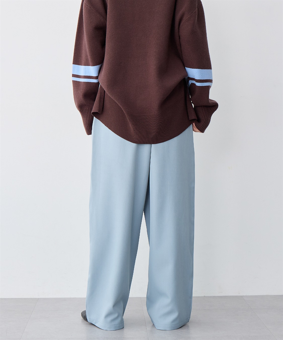 anyfee 【anyfee/大きいサイズ】とろみツイルイージーパンツ《低身長サイズ有》_sub_22