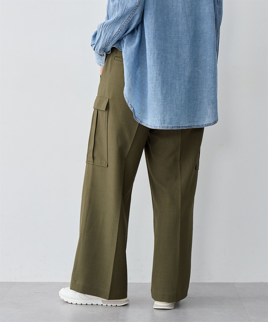 Life Style by cross marche 【anyfee/大きいサイズ】ツイルカーゴパンツ_sub_9