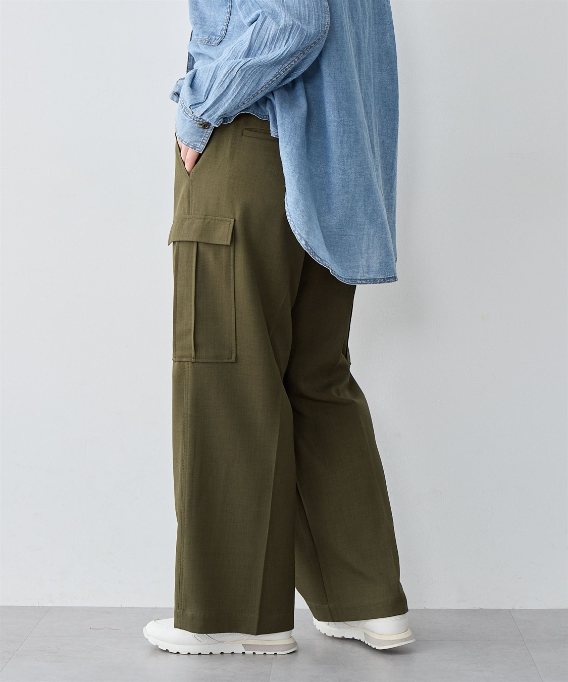 Life Style by cross marche 【anyfee/大きいサイズ】ツイルカーゴパンツ_sub_10