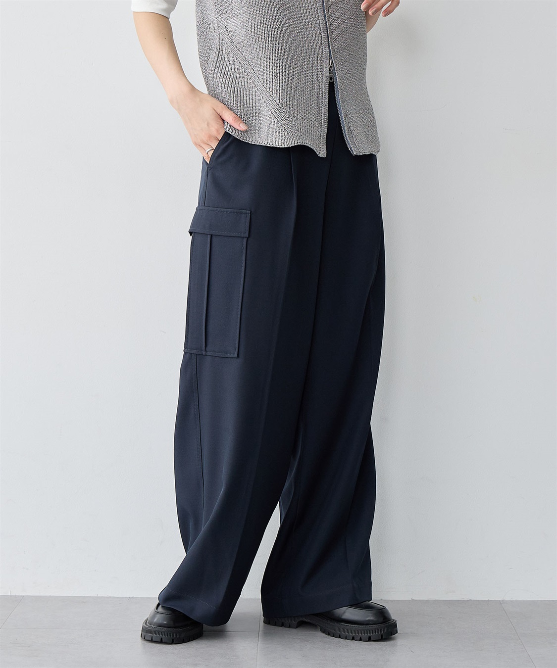 Life Style by cross marche 【anyfee/大きいサイズ】ツイルカーゴパンツ_sub_12