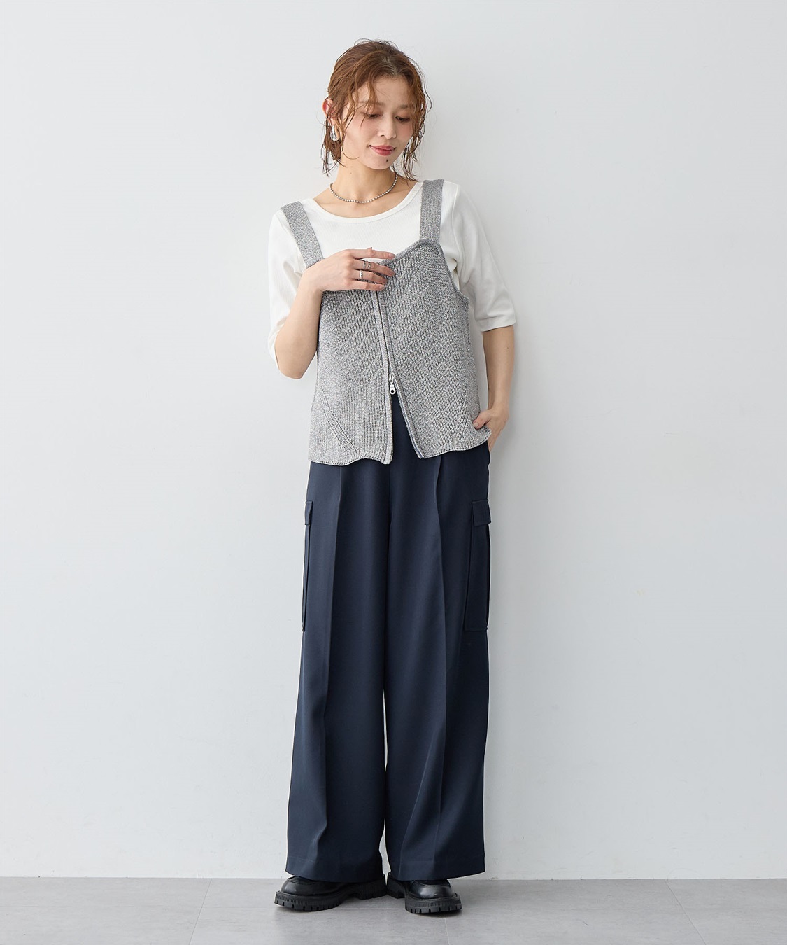 Life Style by cross marche 【anyfee/大きいサイズ】ツイルカーゴパンツ_sub_13