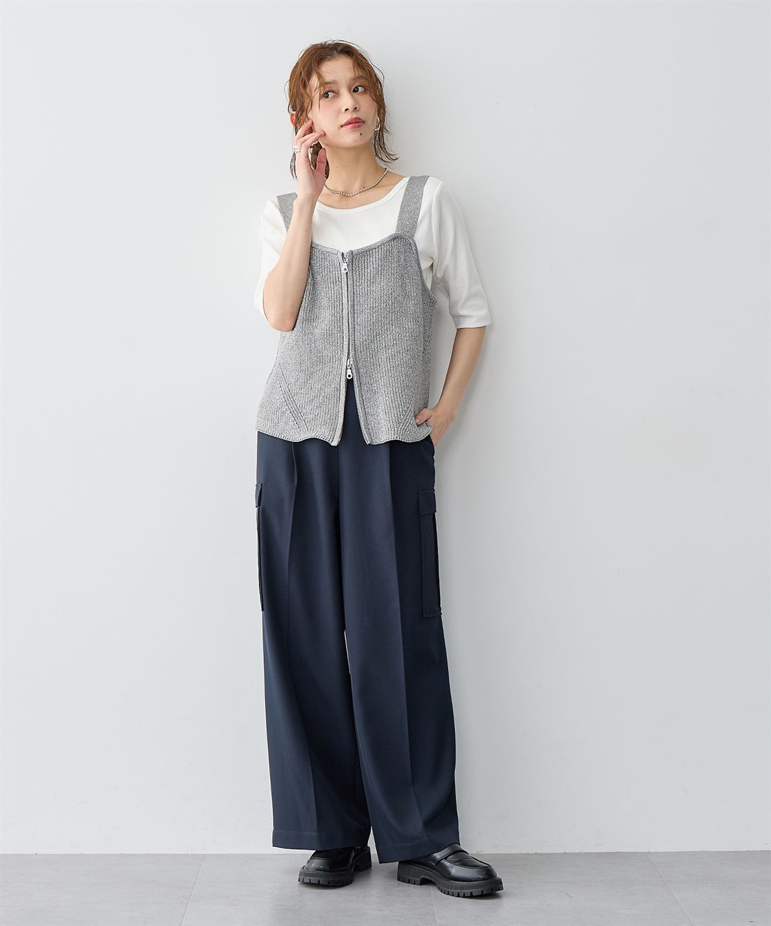 Life Style by cross marche 【anyfee/大きいサイズ】ツイルカーゴパンツ_sub_15