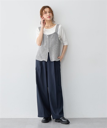 Life Style by cross marche 【anyfee/大きいサイズ】ツイルカーゴパンツ_subthumb_15