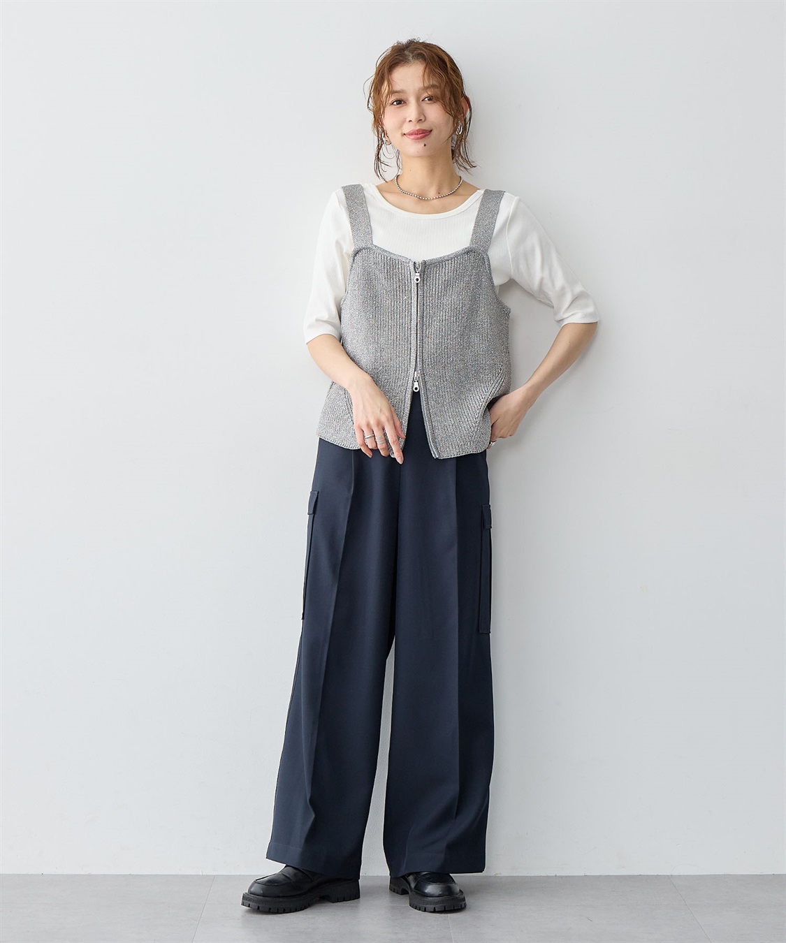 Life Style by cross marche 【anyfee/大きいサイズ】ツイルカーゴパンツ_sub_16