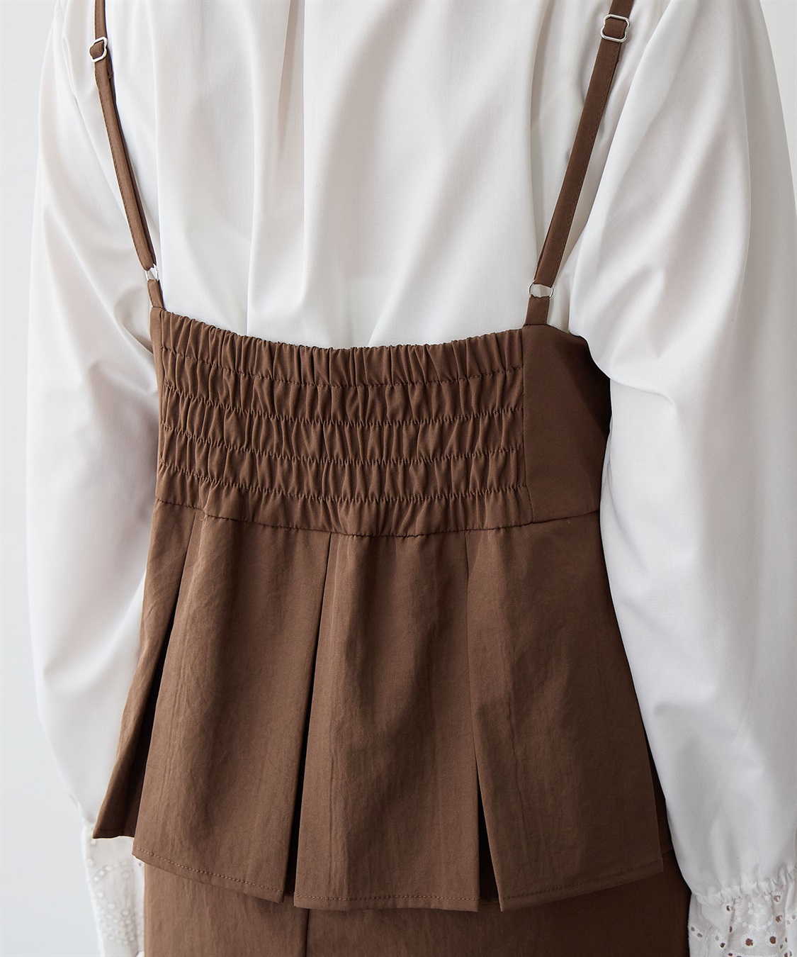 anyfee 【anyfee/大きいサイズ】ペプラムキャミワンピース_sub_6