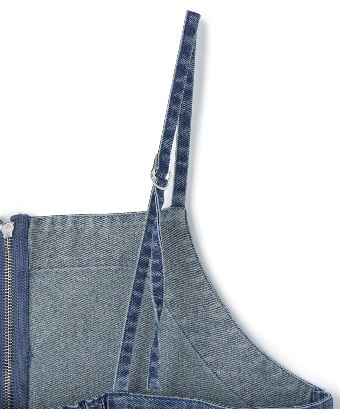 anyfee 【anyfee/大きいサイズ】フロントジップデニムキャミワンピース/ジャンパースカート_sub_26