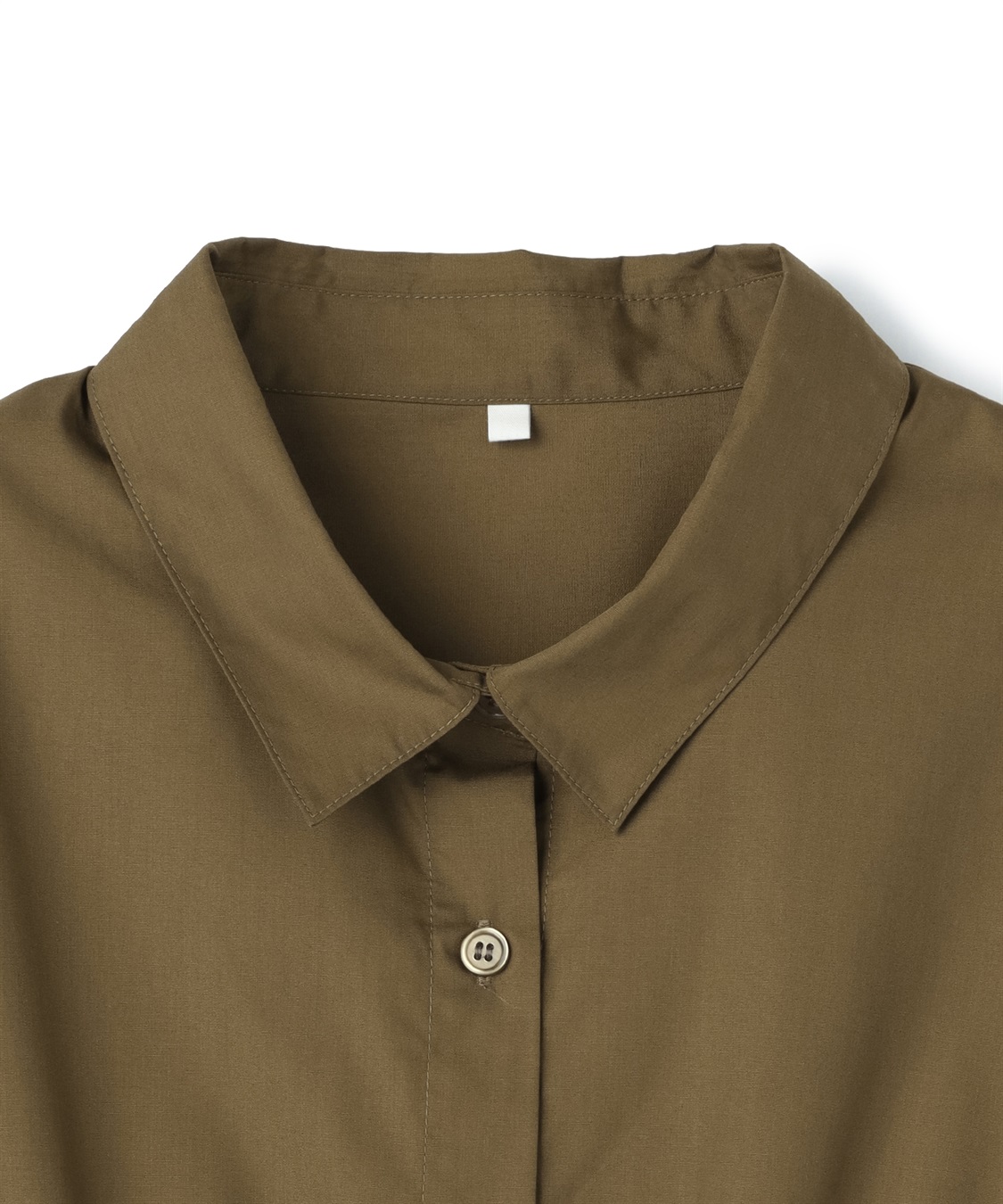 anyfee 【anyfee/大きいサイズ】ウエストドロストブロードシャツワンピース_sub_24