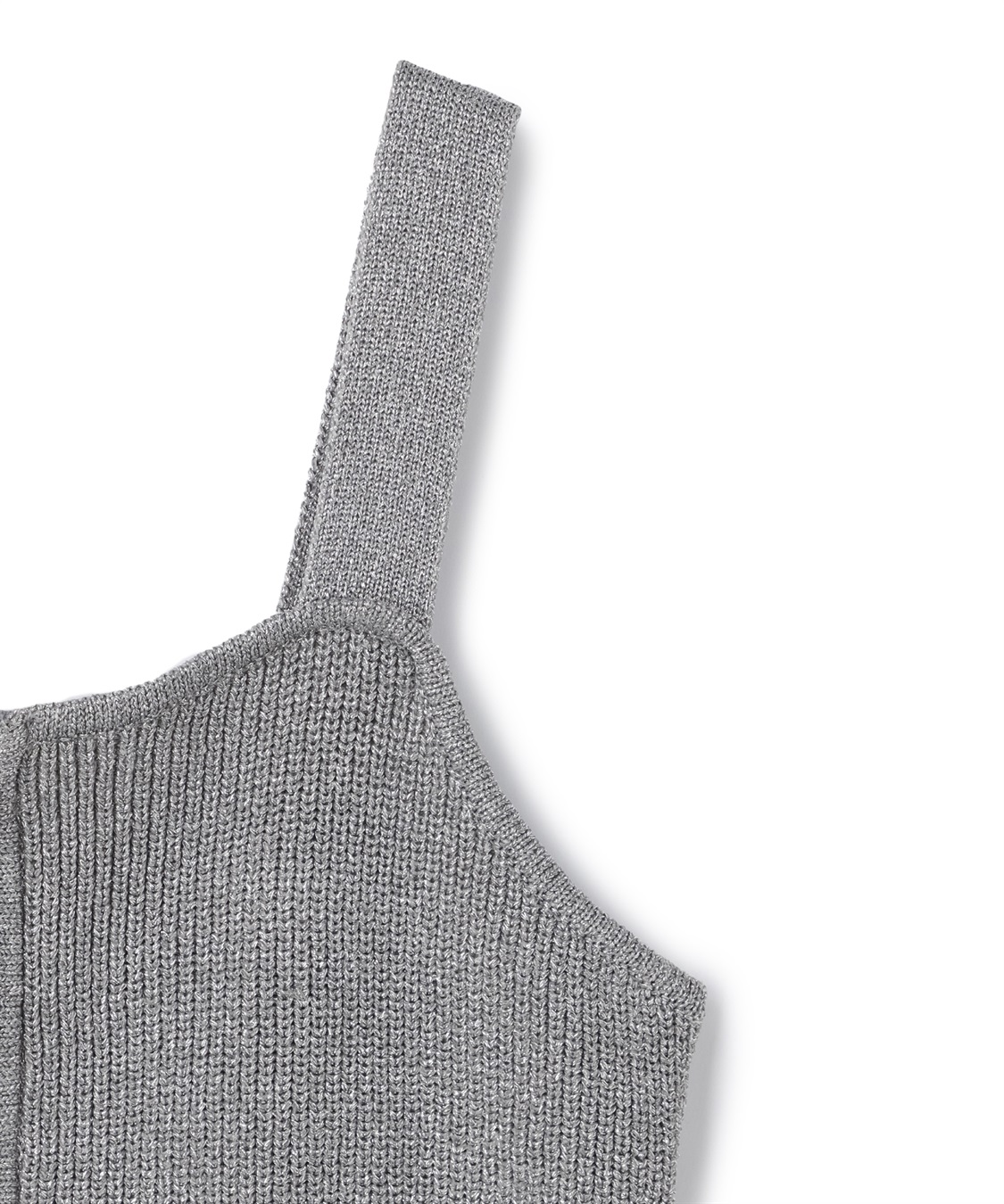 Life Style by cross marche 【anyfee/大きいサイズ】フロントWジップラメニットビスチェ_sub_27