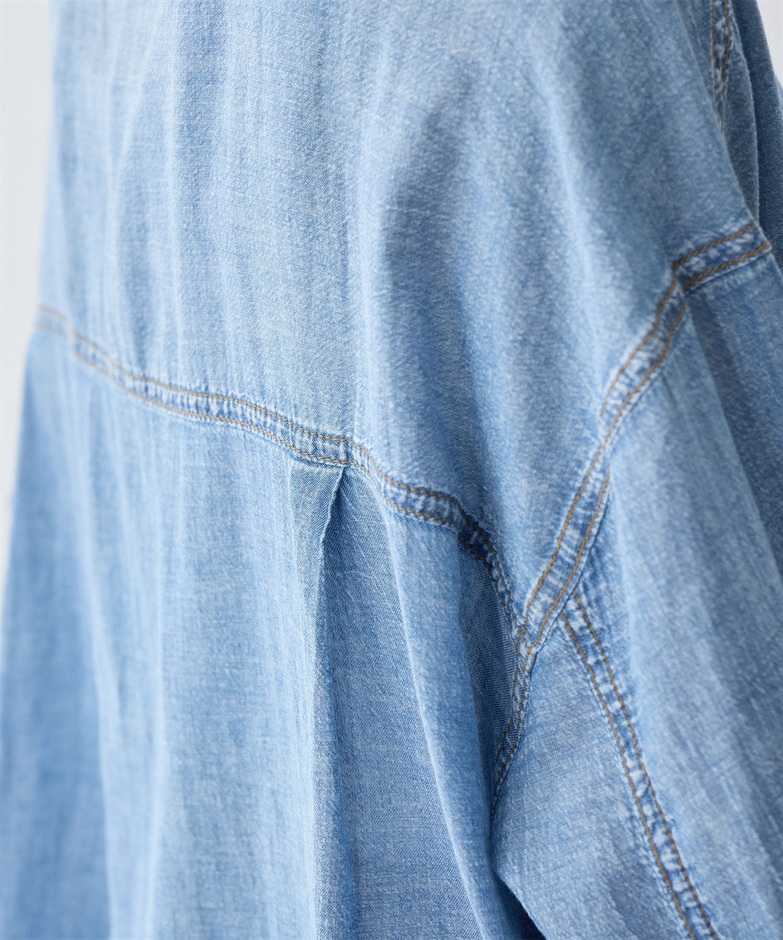 anyfee 【anyfee/大きいサイズ】シアーWポケットデニムシャツ_sub_14