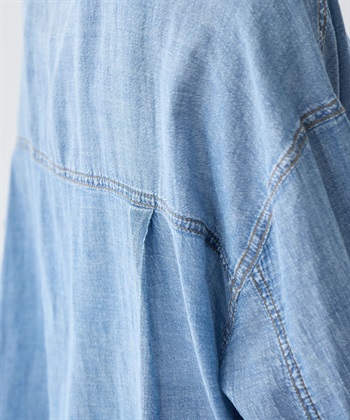 anyfee 【anyfee/大きいサイズ】シアーWポケットデニムシャツ_subthumb_14