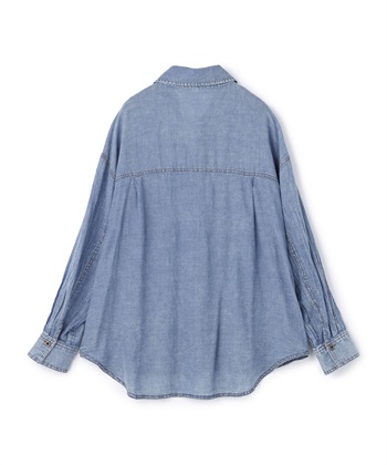 anyfee 【anyfee/大きいサイズ】シアーWポケットデニムシャツ_subthumb_24