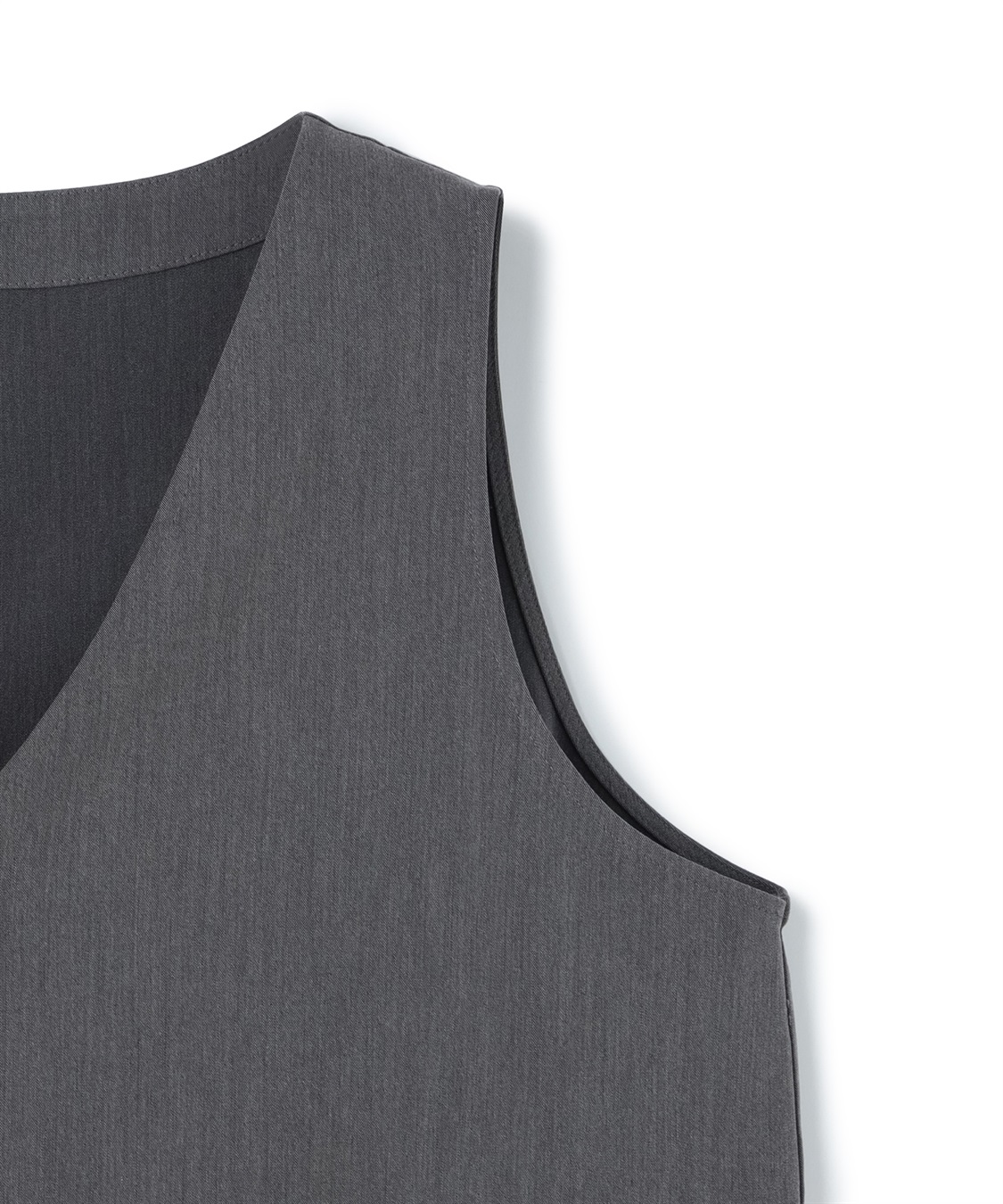 Life Style by cross marche 【anyfee/大きいサイズ】杢調フロントジップペプラムジレ_sub_27