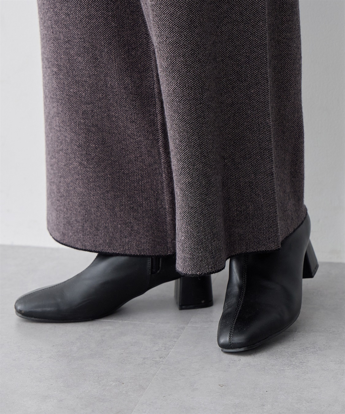 Life Style by cross marche 【anyfee/大きいサイズ】選べる2typeジャガートニットパンツ_sub_12